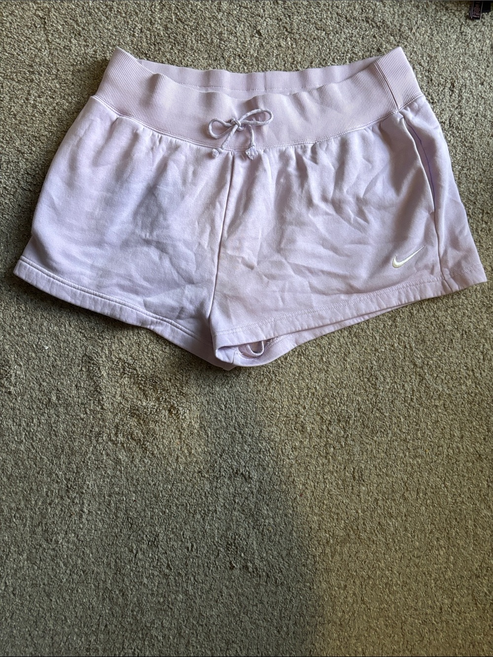 Nike Pale Purple Drawstring Lounge Shorts